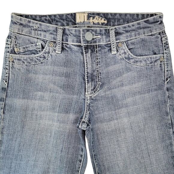 Kut From The Kloth Womens Blue Denim Capri Jeans Size 2 - Picture 5 of 10
